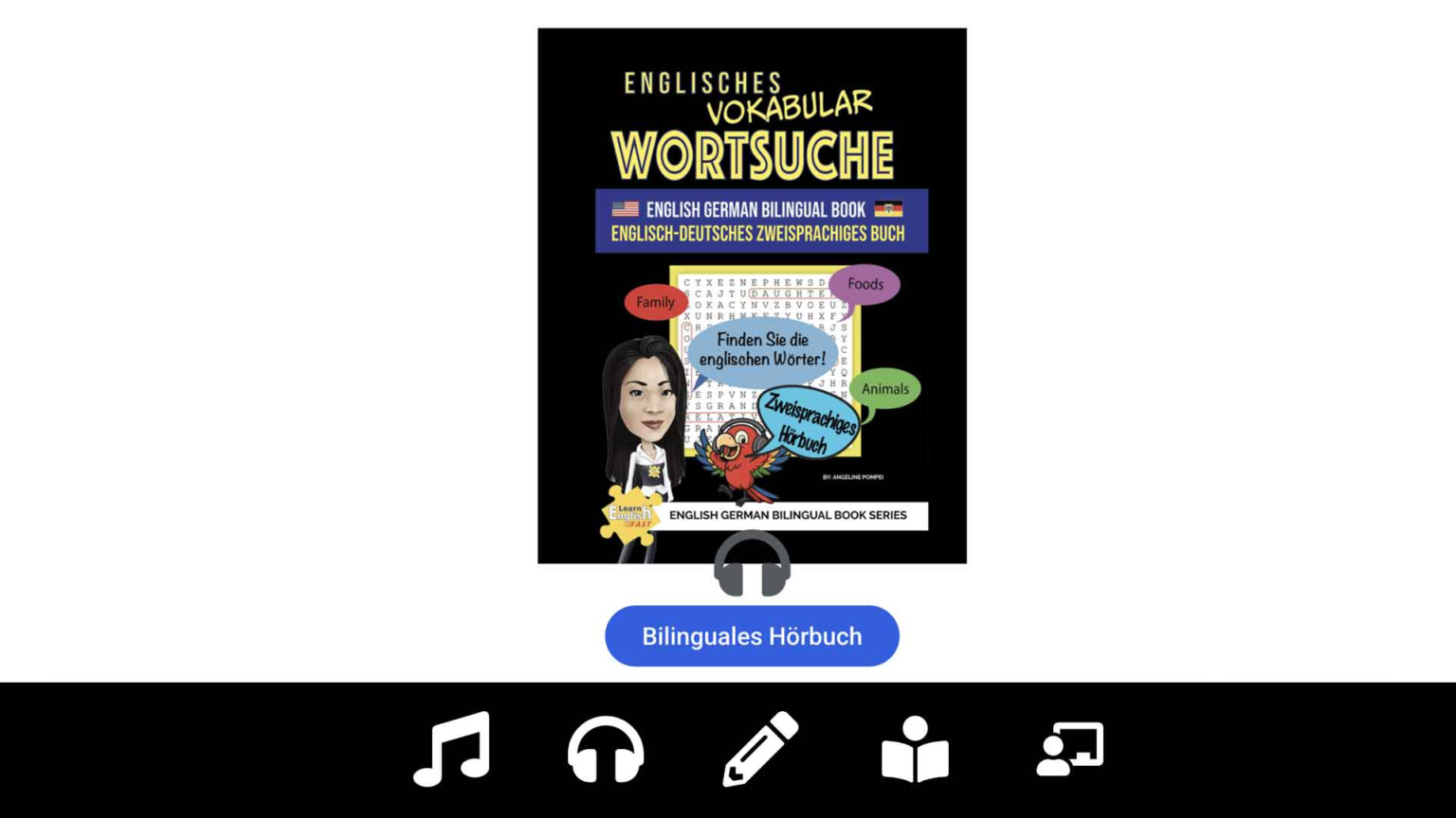 Bilingual Audiobook English German Vocabulary