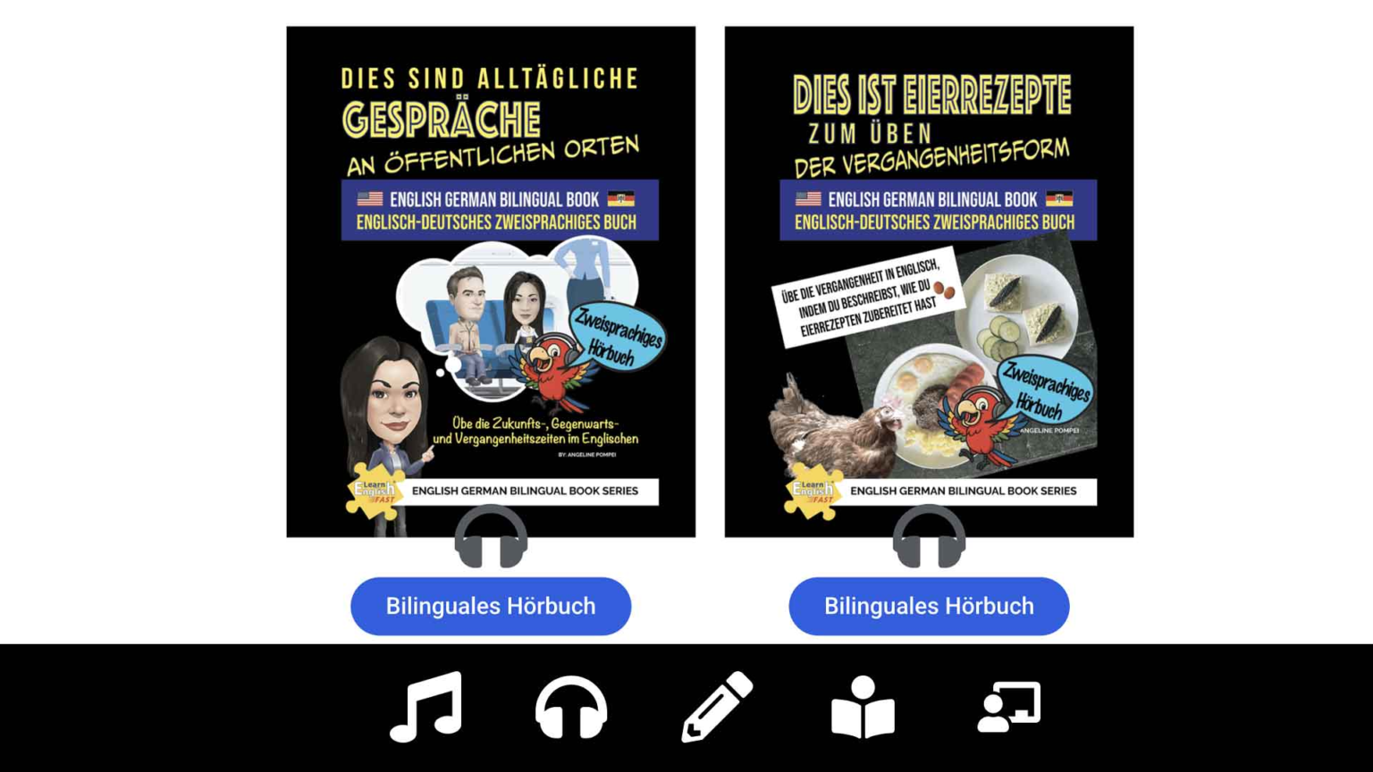 English German Bilingual Audiobooks
