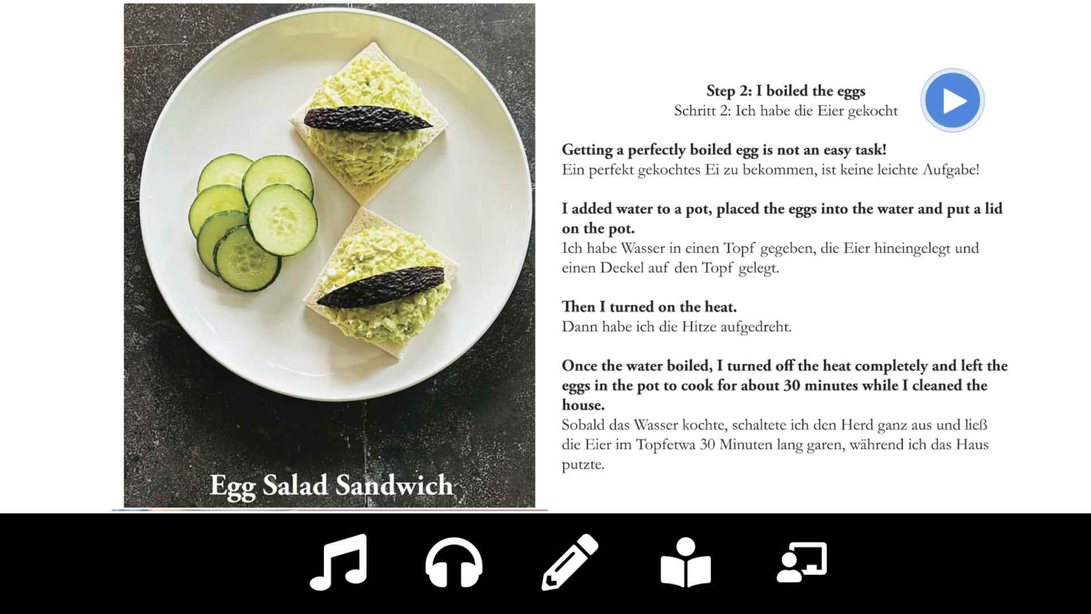 Egg Recipes To Practice The English Past Tense